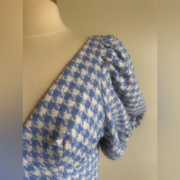 New Sofie the Label Paloma Houndstooth Dress Size Small - Picture 4 of 5